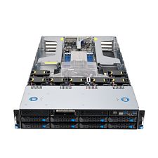 Server ASUS ESC4000A-E11, Rack 2U, fara procesor,  Intel socket 4677  max 280 W, fara memorie, Fara, 8 x LFF, Fara, 2 x 2200 W