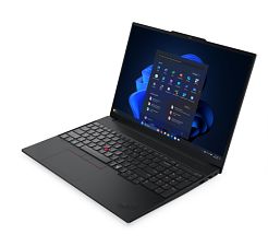 Laptop Lenovo ThinkPad E16 Gen 3 21SR00BQRI, 16.0 inch 1920 x 1200, Intel Core ultra 5 225U (12 C / 14 T, 1.5 GHz - 4.8 GHz, 12 MB Intel Smart Cache cache, 15 W), 8 GB DDR5, 512 GB SSD, Intel Intel Arc Graphics, Free DOS, Tastatura US International, Negru