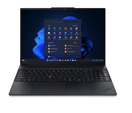 Laptop Lenovo ThinkPad E16 Gen 3 21SR00BQRI, 16.0 inch 1920 x 1200, Intel Core ultra 5 225U (12 C / 14 T, 1.5 GHz - 4.8 GHz, 12 MB Intel Smart Cache cache, 15 W), 8 GB DDR5, 512 GB SSD, Intel Intel Arc Graphics, Free DOS, Tastatura US International, Negru