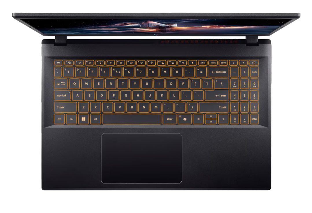 Laptop Acer Nitro V 17 NH.QYUEL.001, 17.3 inch 1920 x 1080, AMD Ryzen 7 8845HS (8 C / 16 T, 3.8 GHz - 5.1 GHz, 16 MB cache, 45 W), 16 GB DDR5, 1 TB SSD, Nvidia GeForce RTX 4060, Windows 11 Home, Tastatura US, Negru