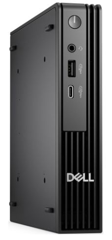 Desktop PC Dell Pro QCM1250 Micro Form Factor, Intel Core ultra 5 235T (14 C / 14 T, 2.2 GHz - 5 GHz, 24 MB cache, Nespecificat), 8 GB DDR5, 512 GB SSD, Fara unitate optica, Intel Graphics Partajata, 90 W, Windows 11 Pro