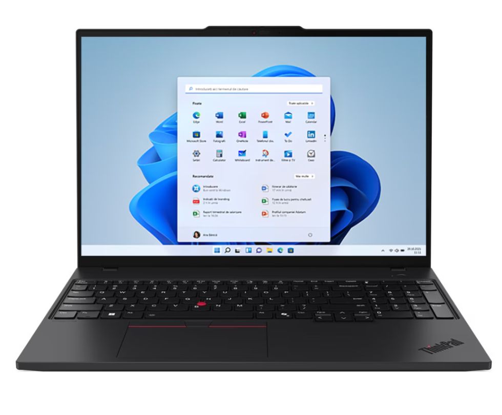 Laptop Lenovo ThinkPad P16s Gen 4 21QR0034CK, 16 inch 1920 x 1200, AMD Ryzen AI 7 PRO 350 (8 C, 2.00 GHz - 5.0 GHz, 16 MB cache, 45 W), 32 GB LPDDR5X, 1 TB SSD, AMD AMD Radeon 880M, Windows 11 Pro, Tastatura Czech / Slovak, Black