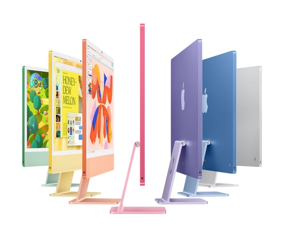 All-In-One Apple iMac MD2Q4RO/A, 24 inch 4480 x 2520, Apple 10-core (10 C / 10 T, 3.0 GHz - 4.4 GHz, 24 MB cache, 28 W), 24 GB LPDDR5X, 512 GB SSD, Apple 10-core 0 GB, Mac OS, Alb