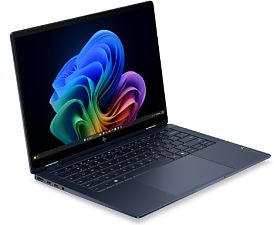 Laptop HP EliteBook X Flip G2i D4PL3ET, 14 inch 2880 x 1800 Touchscreen, Intel 358H (16 C / 16 T, 1.5 GHz - 4.8 GHz, 18 MB cache), 32 GB LPDDR5X, 1 TB SSD, Intel Arc B390, Windows 11 Pro