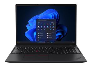 Laptop Lenovo ThinkPad T16 Gen 5 21WT000QRI, 16 inch WUXGA, Intel Core Ultra 7 355 (8 C / 8 T, 2.3 GHz - 4.7 GHz, 12 MB Intel® Smart Cache cache, 25 W), 32 GB LPDDR5X, 512 GB SSD, Intel Intel Arc Graphics, Windows 11 Pro, Tastatura US, Business Black