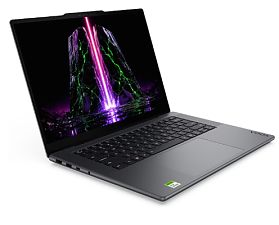 Laptop Lenovo Yoga Pro 9 15N1X11 83SR0028GE, 15.3 inch 2560 x 1600 Touchscreen, NVIDIA N1X-675 (18 C / 18 T, 2.8 GHz - 3.9 GHz, 24 MB cache, 45 W), 32 GB LPDDR5X, 1 TB SSD, Nvidia N/A, Windows 11 Pro, Tastatura German, Gri