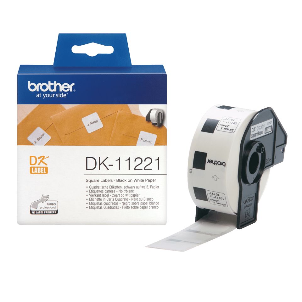 23MM SQUARE PAPER LABEL