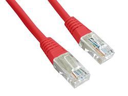GEMBIRD PP12-1M/R patchcord RJ45 cat.5e UTP 1m red