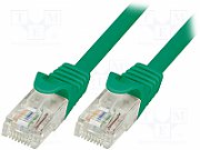 PATCH CORD UTP LOGILINK Cat5e, cupru-aluminiu, 0.5 m, verde, AWG26,  CP1025U  (include TV 0.06 lei)