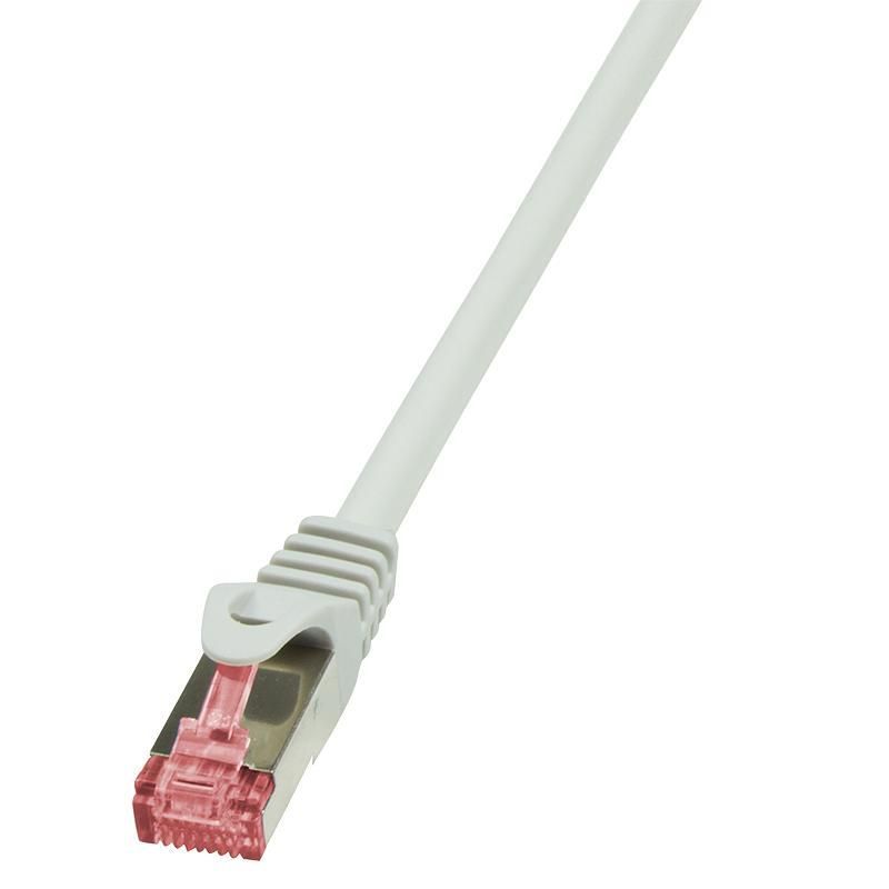 PATCH CORD S/FTP LOGILINK Cat6, LSZH, cupru, 0.5 m, gri, AWG27, dublu ecranat  CQ2022S  (include TV 0.06 lei)