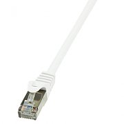 PATCH CORD FTP LOGILINK Cat6, cupru-aluminiu, 2 m, alb, AWG26, ecranat  CP2051S  (include TV 0.06 lei)