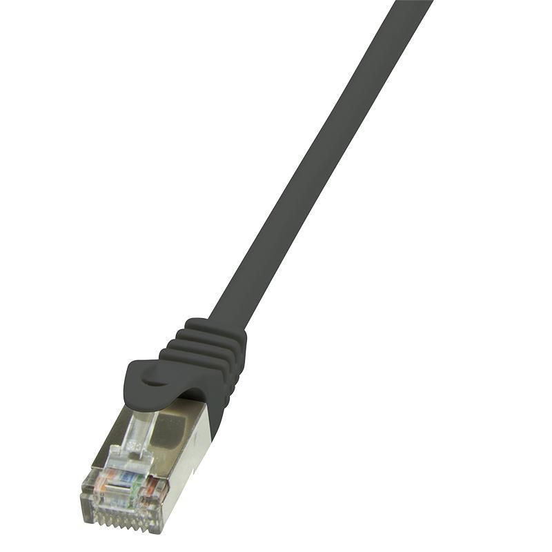 PATCH CORD FTP LOGILINK Cat6, cupru-aluminiu, 3 m, negru, AWG26, ecranat  CP2063S  (include TV 0.15 lei)
