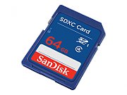 Sandisk 64GB SDXC memory card Class 4