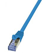 PATCH CORD S/FTP LOGILINK Cat6a, LSZH, cupru, 7.5 m, albastru, AWG26, dublu ecranat  CQ3086S  (include TV 0.75 lei)