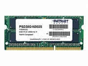 Memorie laptop Patriot PSD38G16002S 8 GB DDR3 1600 MHz CL11