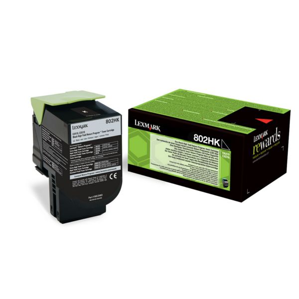 Cartus toner Lexmark 80C2HKE ,Negru ,4000 pagini ,Original (80C2HKE)
