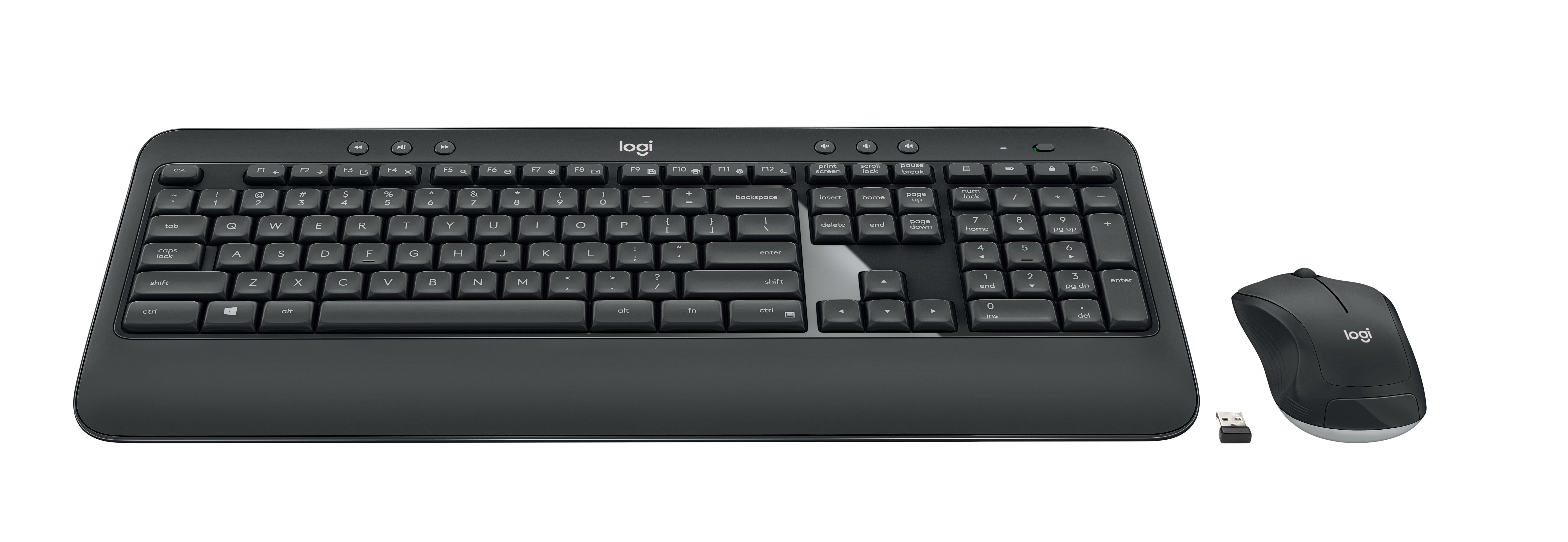 Kit tastatura + mouse Logitech MK540 Wireless, Negru