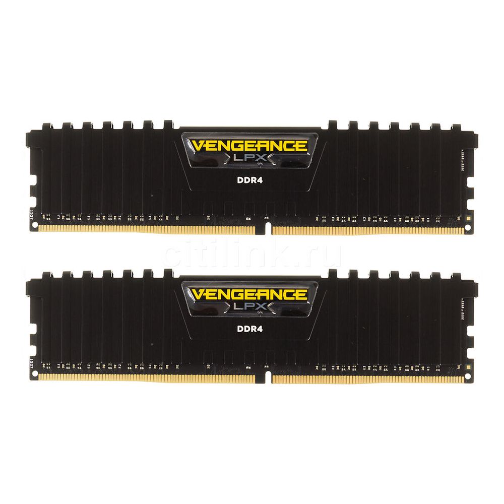 Memorie Corsair Vengeance LPX 16 GB DDR4 3200 MHz CL16, kit 2 x 8 GB, XMP 2.0, Negru