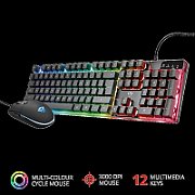 Kit Tastatura + Mouse Trust GXT 838 Azor Gaming Combo, negru