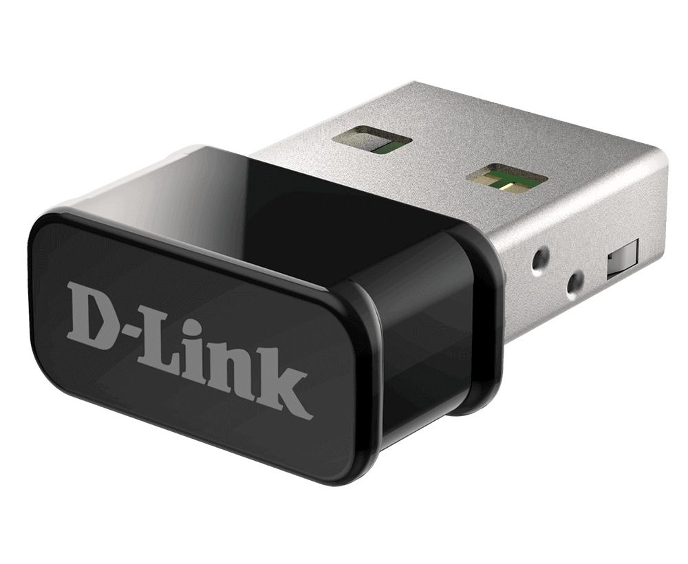 Adaptor wireless D-link, AC1300 DWA-181 MU-MIMO Wi-Fi Nano USB 2.0, • WPA&WPA2, 867 Mbps (5 Ghz) or 400 Mbps (2.4 Ghz), 20.2 x 14.9 x 7.1 mm.