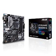Placa de baza ASUS PRIME B550M-A, socket AM4, 4x DDR4 UDIMM, 4x SATA, 2x NVMe, 12x USB-A, mATX
