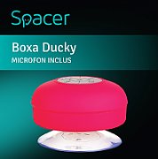 BOXA SPACER portabila bluetooth, DUCKY-BLU, RMS:  3W, control volum, acumulator 300mAh, microfon incorporat, timp de funct. pana la 4 ore, distanta max. 10m, incarcare USB, BLUE,  SPB-DUCKY-BLU  43501769 (include TV 0.15 lei)