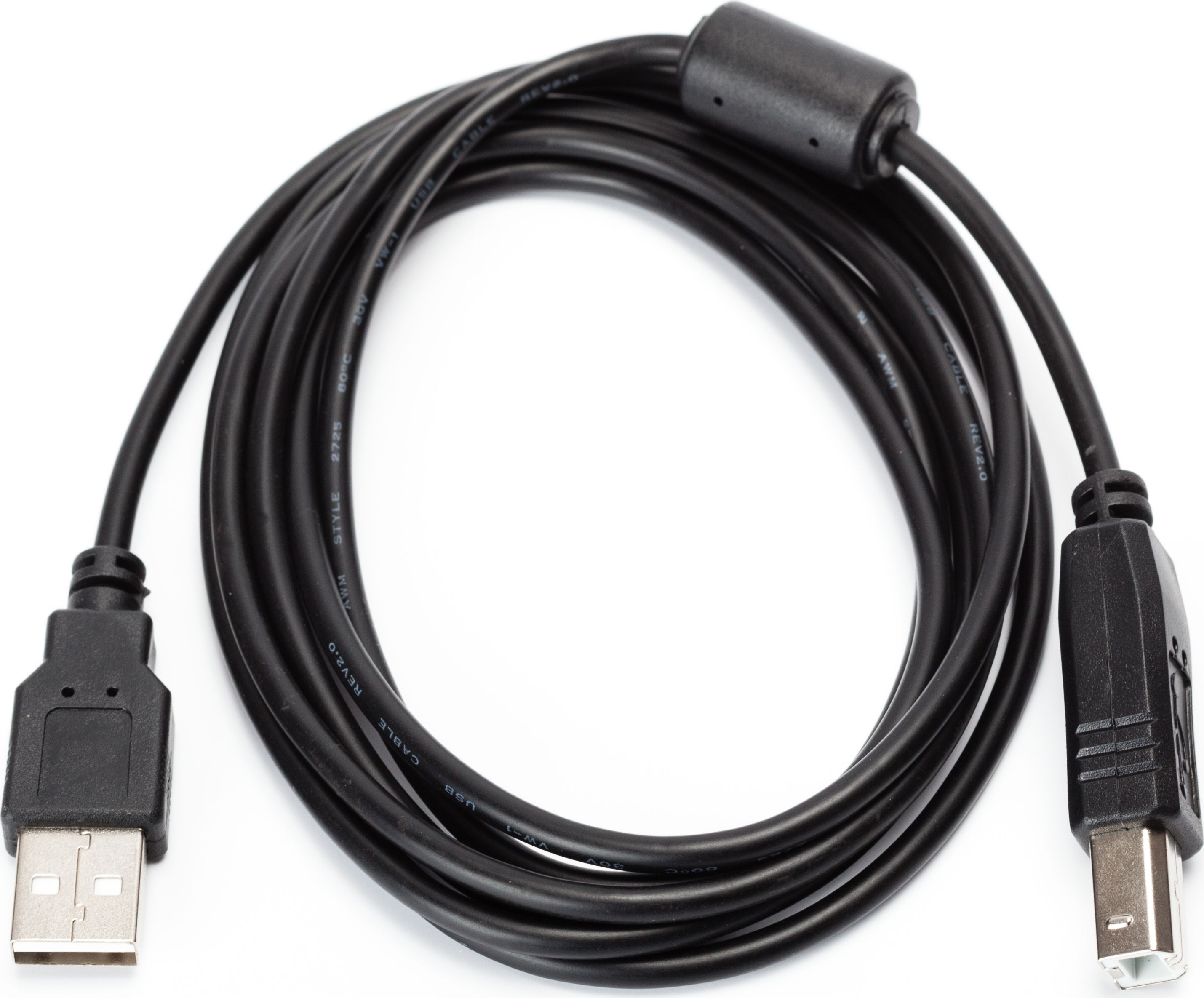 Cablu USB Spacer  USB 2.0 Type-A (T) - USB 2.0 Type-B (T), 1.8 m, negru