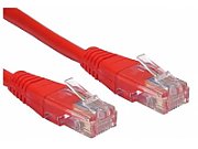 Patch cord UTP Spacer  RJ45, 3 m, rosu, cupru-aluminiu