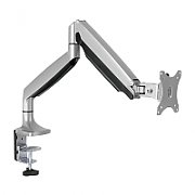 Dual alumium monitor desk mount, tilt -90°/+90°, swivel -90°/+90°, level adjustment -90°/+90°, 13–27 , max. 9 kg