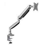 Dual alumium monitor desk mount, tilt -90°/+90°, swivel -90°/+90°, level adjustment -90°/+90°, 13–27 , max. 9 kg
