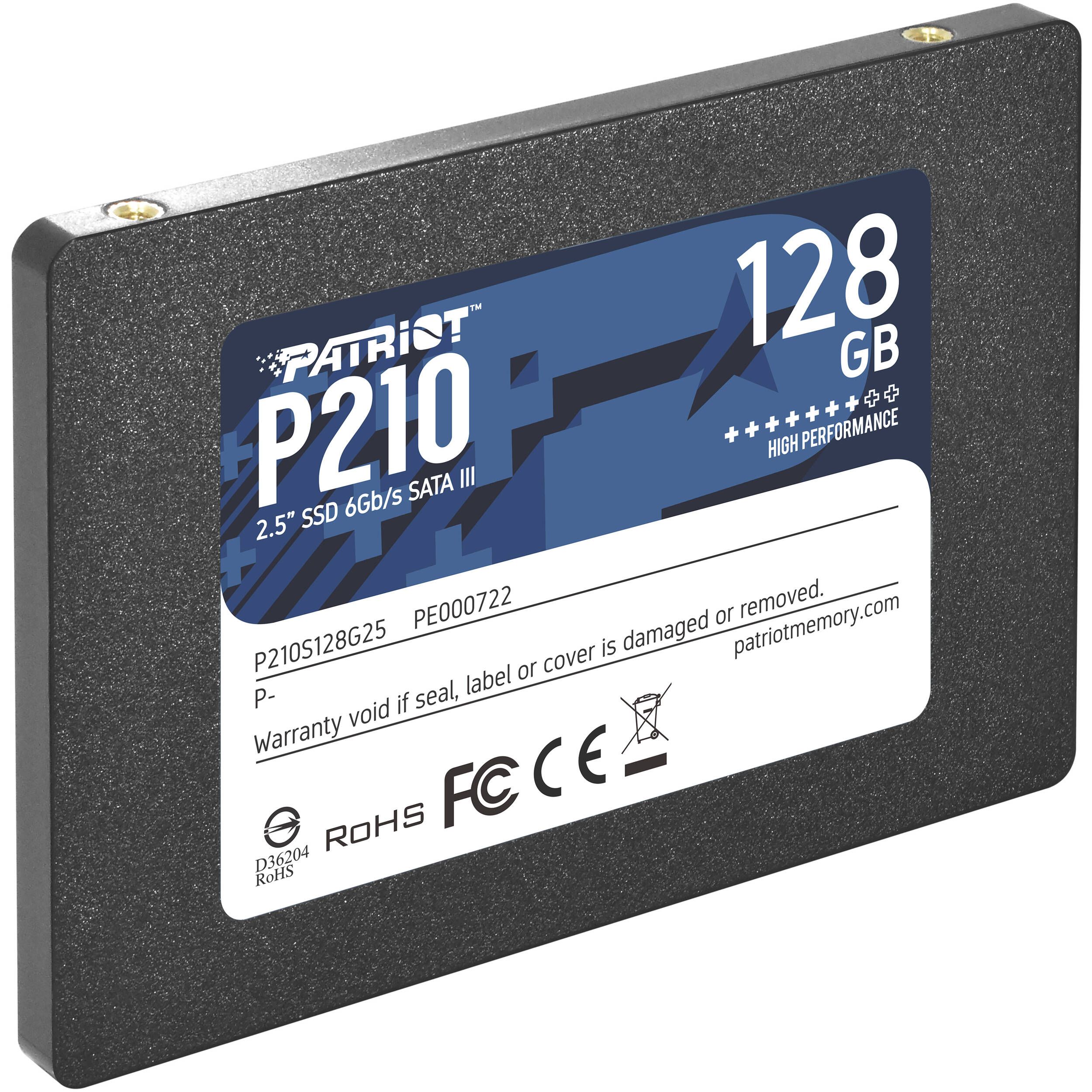 SSD PATRIOT P210 128 GB SATA III 2.5 inch
