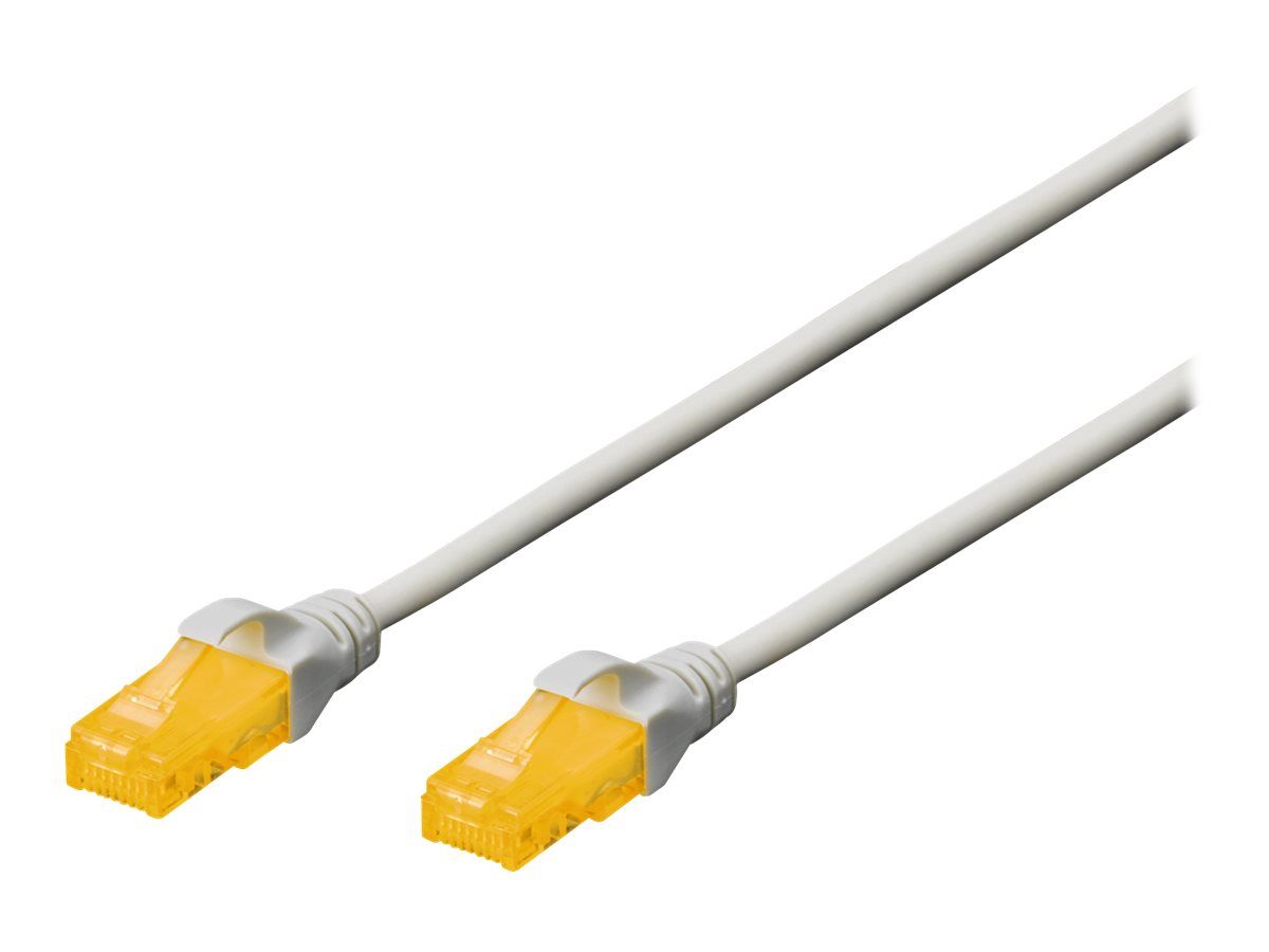DIGITUS CAT 6A U-UTP patch cable Cu LSZH AWG 26/7 length 5m color grey