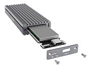 ICYBOX IB-1817M-C31 IcyBox External enclosure for M.2 NVMe SSD, USB 3.1 Type-C, Grey