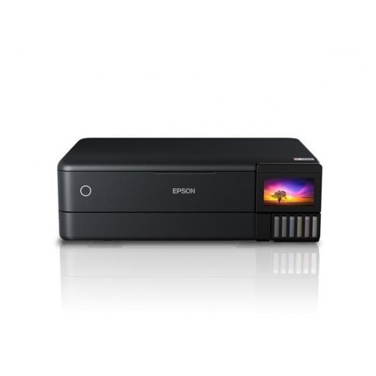 Imprimanta multifunctionala inkjet ciss color Epson L8180, A3, duplex, USB 2.0, Wi-Fi, 16 ipm negru, 12 ppm color