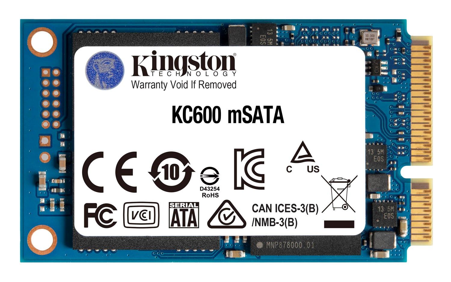 SSD Kingston KC600 256 GB SATA3 mSATA
