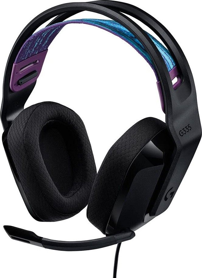 LOGITECH G335 Wired Gaming Headset - BLACK - 3.5 MM