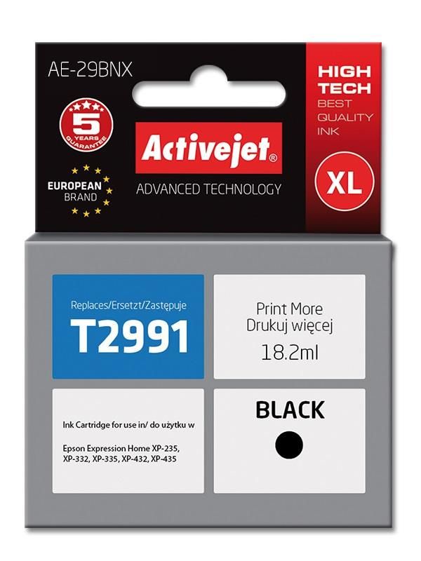Cartus cerneala Activejet AE-29BNX ,Negru ,18 ml (compatibil cu Epson AE-29BNX)