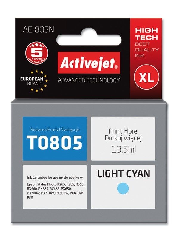 Cartus cerneala Activejet AE-805N ,Albastru ,13.5 ml (compatibil cu Epson AE-805N)