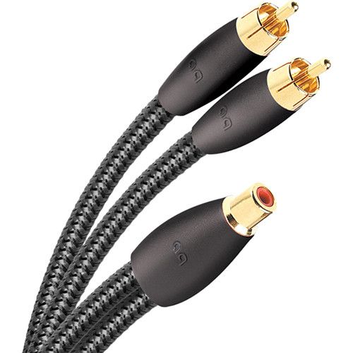 Splitter 1xRCA mama la 2xRCA tata Audioquest F22M-FLX-X, 15cm