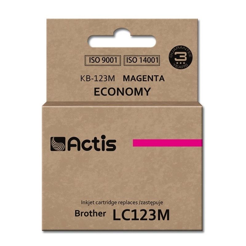 Cartus cerneala Actis KB-123M ,Magenta ,10 ml (compatibil cu Brother KB-123M)