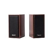 BOXE SPACER 2.0, RMS:  6W (2 x 3W), USB power, wooden,  SPSK-201-WD  (include TV 0.75 lei)