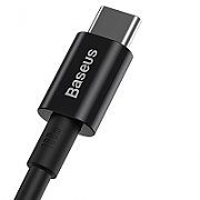 CABLU alimentare si date Baseus Superior, Fast Charging Data Cable pt. smartphone, USB Type-C la USB Type-C 100W, 1m, negru  CATYS-B01  (include TV 0.06 lei)