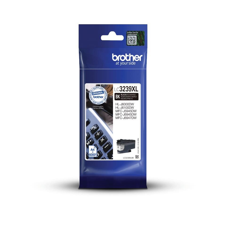 Cartus cerneala Brother LC3259XLBKP ,Negru ,6.000 pagini ,Original (LC3259XLBKP)