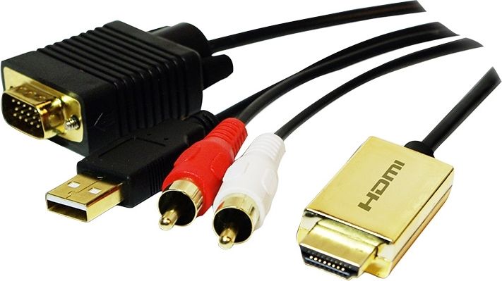 CABLU video LOGILINK, VGA (T) la VGA (T), 15m, dublu ecranat, negru,  CV0017  (include TV 1.5 lei)