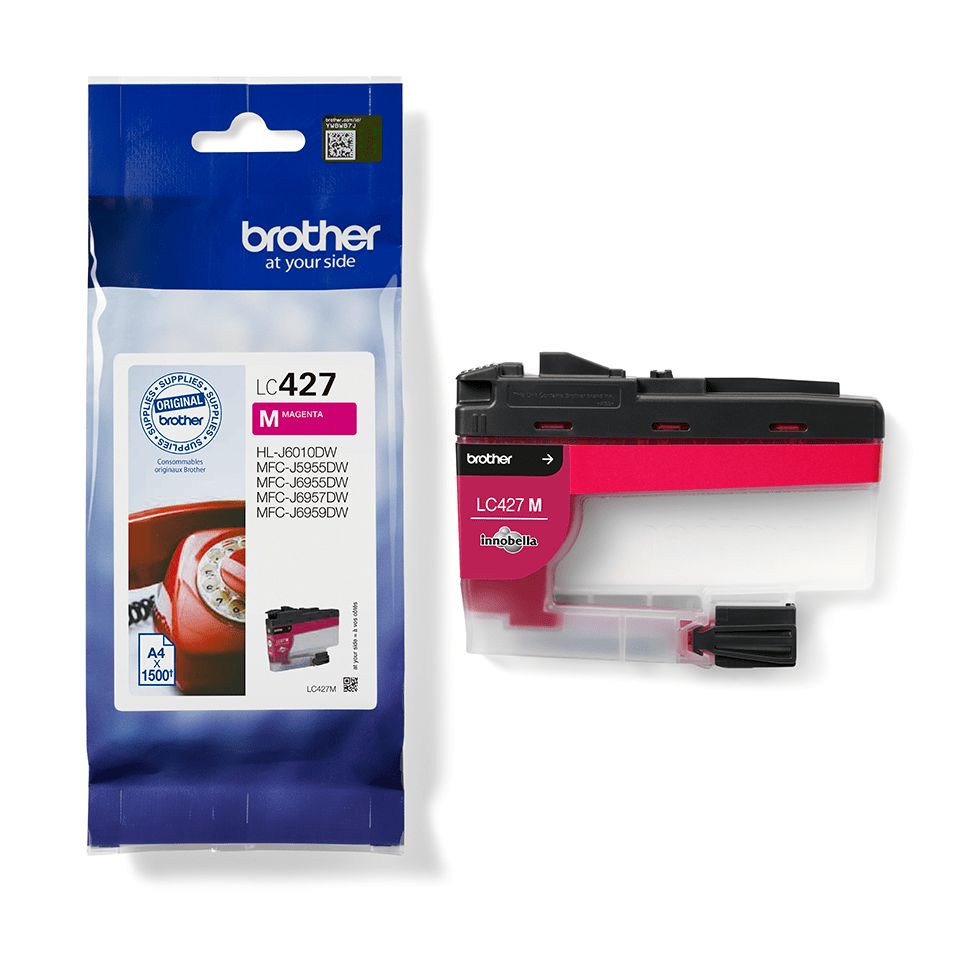 Cartus cerneala Brother LC427M ,Magenta ,1500 Pagini ,Original (LC427M)
