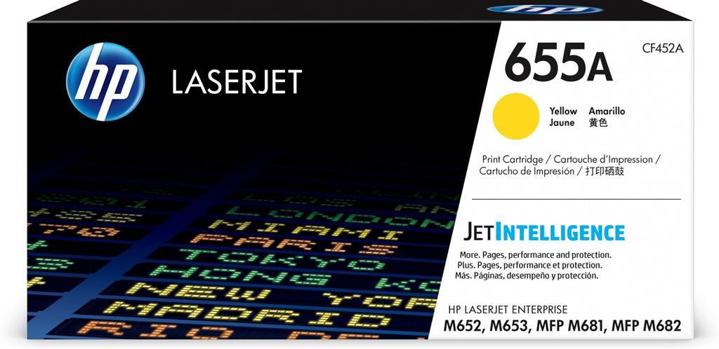 Cartus toner HP CF452A ,Galben ,10 000 pagini ,Original (655A)