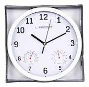 Esperanza EHC016W Mechanical wall clock Round White