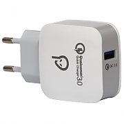 INCARCATOR wireless SPACER 2 in 1 cu suport inclus, compatibil prindere magnetica Iphone, Quick Charge 15W Qi, conector Type-C, negru  SPAR-WCHGQ-02  (include TV 0.18lei)