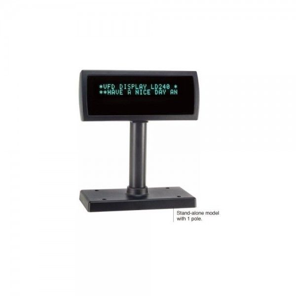 DISPLAY VFD CHAR HEIGH 9MM,  RS232, PORT WITH 1.17M, 6 PIN CABLE