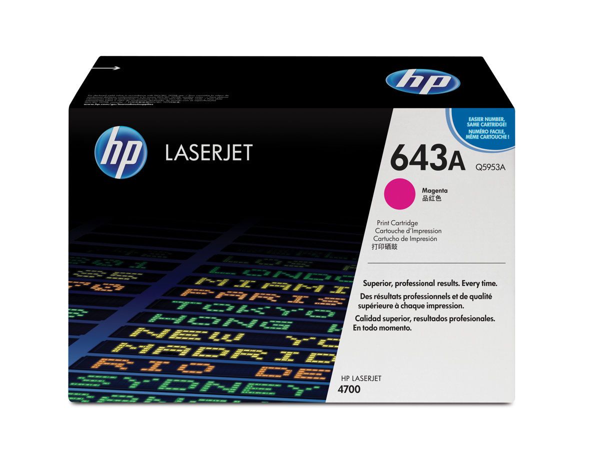 Cartus toner HP Q5953A ,Magenta ,10 000 pagini ,Original (643A)